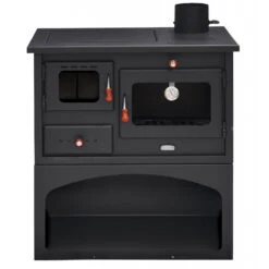 1P34 10 KW - Cuisinière à Bois -Magasin De Cheminées cuisiniere bois interstoves 1p34 2