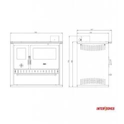 GT 15kW - Cuisinière à Bois -Magasin De Cheminées cuisiniere bois interstoves gt 2