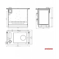 MAGNUM 9kW - Cuisinière à Bois MBS / INTERSTOVES -Magasin De Cheminées cuisiniere bois interstoves magnum 4
