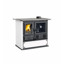 Rosa 5.0 Steel 8.8 KW - Cuisinière à Bois La NORDICA EXTRAFLAME -Magasin De Cheminées cuisiniere bois nordica rosa 5 steel 8 2