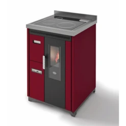 NINA 7,5 Kw - Cuisinière à Granulés EVA CALOR -Magasin De Cheminées cuisiniere granules eva calor nina 7 3