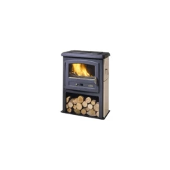 ECO Emaillée 8,5 Kw Réserves De Bûches - Poêle à Bois GODIN -Magasin De Cheminées eco emaillee 85 kw poele a bois godin 6