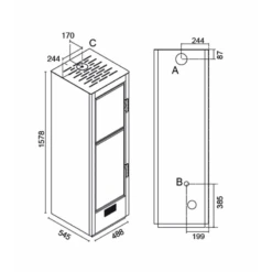 BISCOTTO 8,5 Kw - Four à Granulés Canalisable EVA CALOR -Magasin De Cheminées four granules eva calor biscotto 8 2