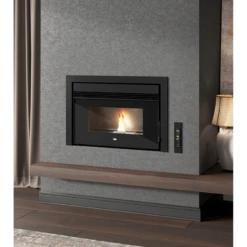 Magasin De Cheminées 18 CESARE 13Kw - Insert à Granulés EVA CALOR