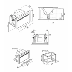 NICO 13Kw - Insert à Granulés Canalisable EVA CALOR -Magasin De Cheminées insert granules eva calor nico 2