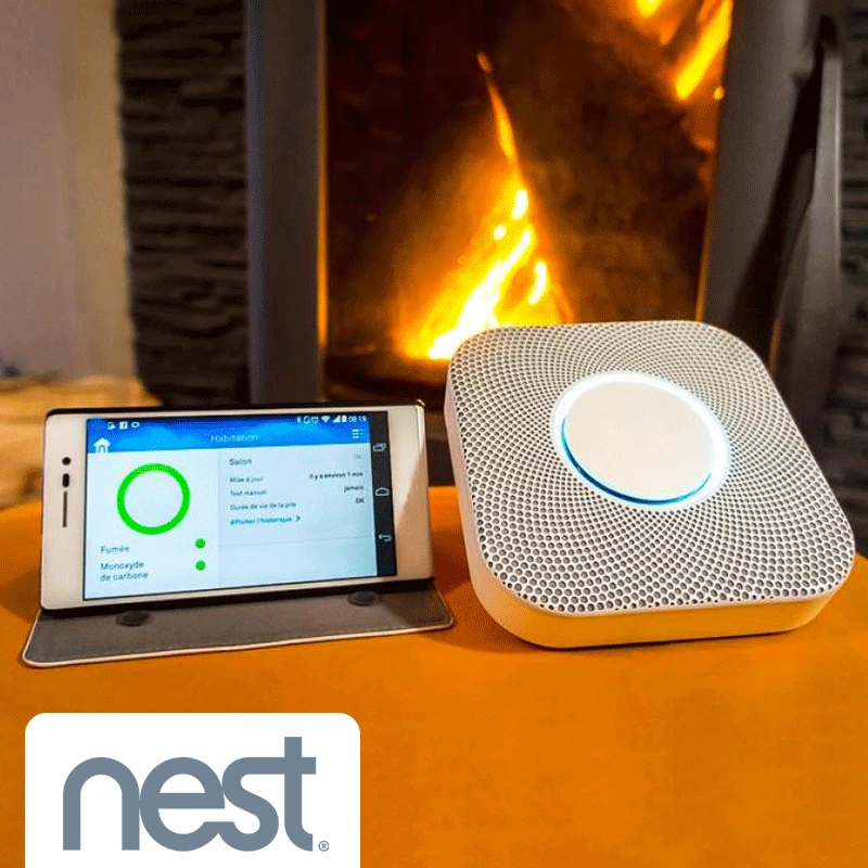 Nest Protect - Détecteur de Fumées Nest Protect - Détecteur De Fumées -Magasin De Cheminées nest protect detecteur2 1