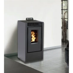 MARINA 14 Kw - Pack Poêle + Conduit Vertical 80/125 + Canalisable - INTERSTOVES -Magasin De Cheminées pack poele conduit vertical etanche marina 14 2