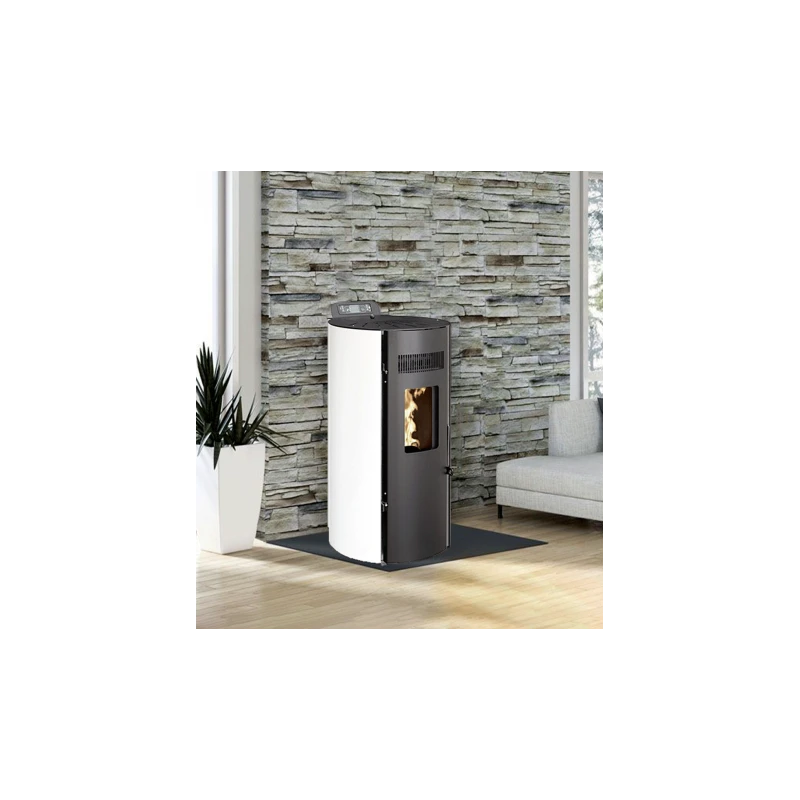 LEANDRO 14kW - PACK poêle + Conduit verticale 80/125 - INTERSTOVES LEANDRO 14kW - PACK Poêle + Conduit Verticale 80/125 - INTERSTOVES -Magasin De Cheminées pack poele conduit vertical leandro 14 2