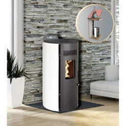 LEANDRO 14kW - PACK Poêle + Conduit Verticale 80/125 - INTERSTOVES