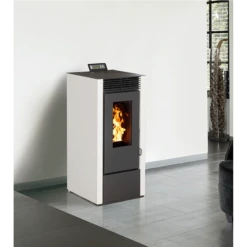 MARINA 11 Kw - Pack Poêle + Conduit Vertical 80/125 - INTERSTOVES -Magasin De Cheminées pack poele conduit vertical marina 11 1