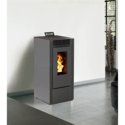 MARINA 11 Kw - Pack Poêle + Conduit Vertical 80/125 - INTERSTOVES -Magasin De Cheminées pack poele conduit vertical marina 11 2