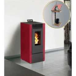 MARINA 11 Kw - Pack Poêle + Conduit Vertical 80/125 - INTERSTOVES