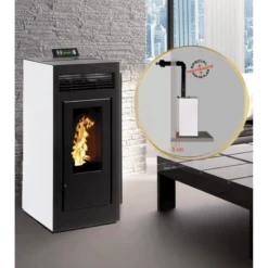 MARINA 11kw Concentrique - PACK Poêle Concentrique + Conduit Ventouse - INTERSTOVES