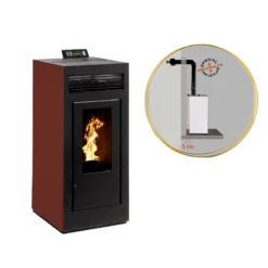 MARINA 11kw Concentrique - PACK Poêle Concentrique + Conduit Ventouse - INTERSTOVES -Magasin De Cheminées pack poele marina concentrique 11 5