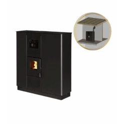 CORTINA 12 KW - PACK Poêle + Conduit Ventouse - INTERSTOVES 2 CORTINA 12 KW - PACK Poêle + Conduit Ventouse - INTERSTOVES -Magasin De Cheminées pack poele ventouse cortina 12 1