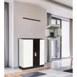 CORTINA 12 KW - PACK Poêle + Conduit Ventouse - INTERSTOVES