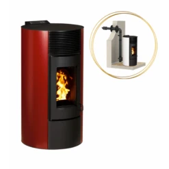 DINO 12 KW - PACK Poêle + Conduit Ventouse - STOVIA -Magasin De Cheminées pack poele ventouse dino 12 2