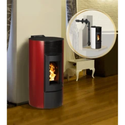 DINO 12 KW - PACK Poêle + Conduit Ventouse - STOVIA -Magasin De Cheminées pack poele ventouse dino 12 5