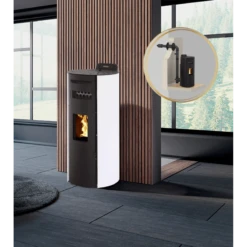 LEANDRO 14kW - PACK Poêle + Conduit Ventouse - INTERSTOVES 2 LEANDRO 14kW - PACK Poêle + Conduit Ventouse - INTERSTOVES -Magasin De Cheminées pack poele ventouse leandro 14 2