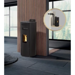 LEANDRO 14kW - PACK Poêle + Conduit Ventouse - INTERSTOVES