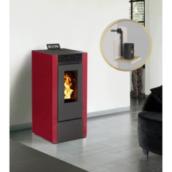 MARINA 11kw - PACK Poêle + Conduit Ventouse - INTERSTOVES