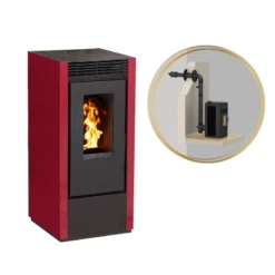 MARINA 11kw - PACK Poêle + Conduit Ventouse - INTERSTOVES -Magasin De Cheminées pack poele ventouse marina 11 3