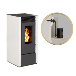 MARINA 11kw - PACK Poêle + Conduit Ventouse - INTERSTOVES -Magasin De Cheminées pack poele ventouse marina 11 4