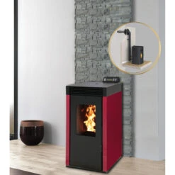 MARINA 8kw - PACK Poêle + Conduit Ventouse -INTERSTOVES -Magasin De Cheminées pack poele ventouse marina 8 5