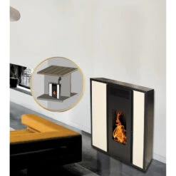 TESSA CONCENTRIQUE - PACK Poêle + Conduit Ventouse - INTERSTOVES 4 TESSA CONCENTRIQUE - PACK Poêle + Conduit Ventouse - INTERSTOVES -Magasin De Cheminées pack poele ventouse tessa concentrique 4