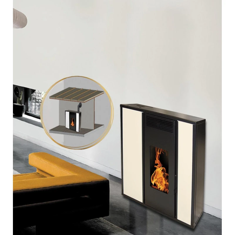 TESSA CONCENTRIQUE - PACK poêle + Conduit ventouse - INTERSTOVES TESSA CONCENTRIQUE - PACK Poêle + Conduit Ventouse - INTERSTOVES -Magasin De Cheminées pack poele ventouse tessa concentrique 4