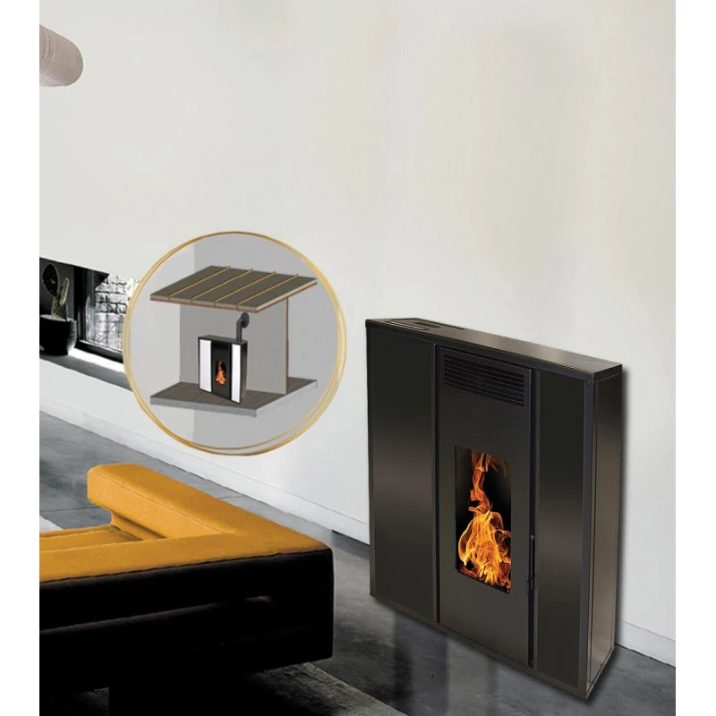 TESSA CONCENTRIQUE - PACK poêle + Conduit ventouse - INTERSTOVES TESSA CONCENTRIQUE - PACK Poêle + Conduit Ventouse - INTERSTOVES -Magasin De Cheminées pack poele ventouse tessa concentrique 5