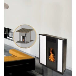 TESSA CONCENTRIQUE - PACK Poêle + Conduit Ventouse - INTERSTOVES 7 TESSA CONCENTRIQUE - PACK Poêle + Conduit Ventouse - INTERSTOVES -Magasin De Cheminées pack poele ventouse tessa concentrique 7