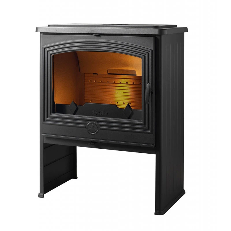 ABYDOS 10 kW - Poêle à bois DEVILLE ABYDOS 10 KW - Poêle à Bois DEVILLE -Magasin De Cheminées poele bois deville abydos 10 1
