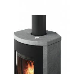 GINEVRA 8,1 Kw - Poêle à Bois Etanche EVA CALOR -Magasin De Cheminées poele bois eva calor ginevra 8 2