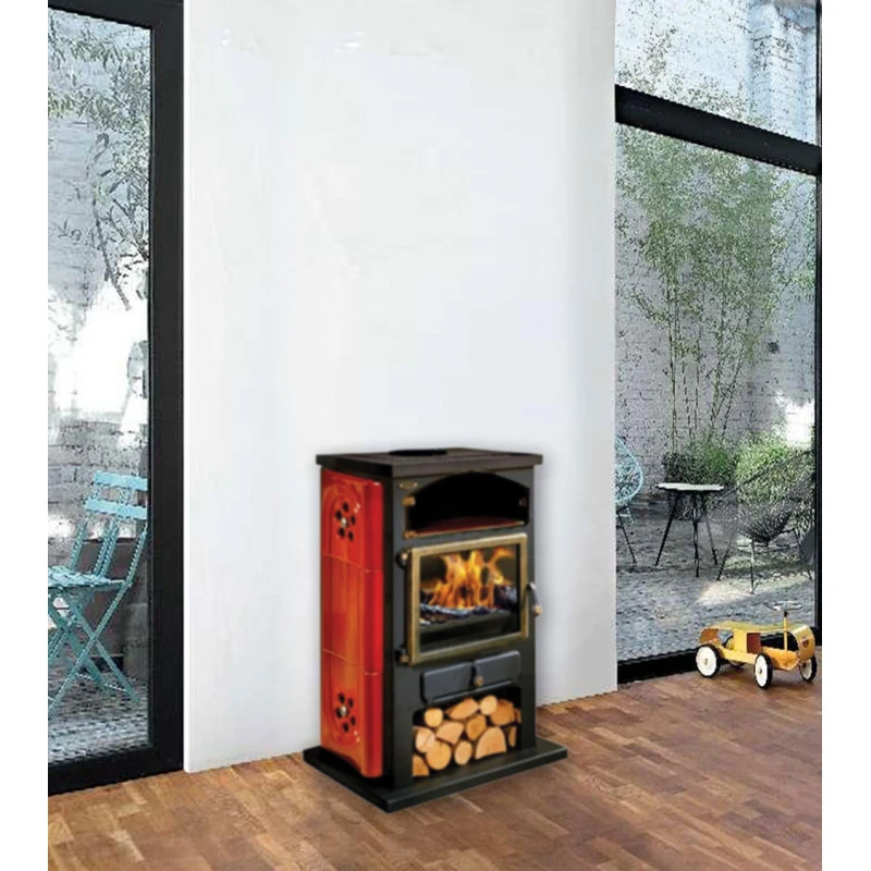 CHAMONIX XXL Céramique 12 kw - Poêle à bois GODIN CHAMONIX XXL Céramique 12 Kw - Poêle à Bois GODIN -Magasin De Cheminées poele bois godin chamonix xxl