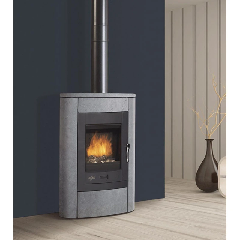VILLETEAU 9,5kw - Poêle à bois GODIN VILLETEAU 9,5kw - Poêle à Bois GODIN -Magasin De Cheminées poele bois godin villeteau 9