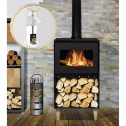 Pack Poêle à Bois + Conduit 150 ANDREA 10 KW - Poêle à Bois INTERSTOVES