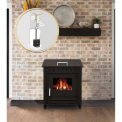 Pack Poêle à Bois LEO 12kW + Conduit 150 - INTERSTOVES