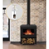 Pack Poêle à Bois + Conduit 150 MATTEO 10 KW - Poêle à Bois INTERSTOVES