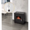 Pack Poêle à Bois PIA 14kW + Conduit 150 - INTERSTOVES