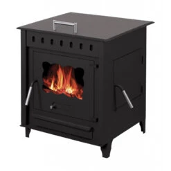 Pack Poêle à Bois SARA 12kW + Conduit 150 - INTERSTOVES -Magasin De Cheminées poele bois interstoves pack sara 12 1