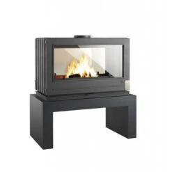 AARON 12 KW - LAB - Poêle à Bois INVICTA -Magasin De Cheminées poele bois invicta aaron 12 2