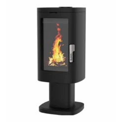 Poêle à Bois 11,5 Kw Maonie Sur Pied SUPRA -Magasin De Cheminées poele bois supra maonie pied 11 2