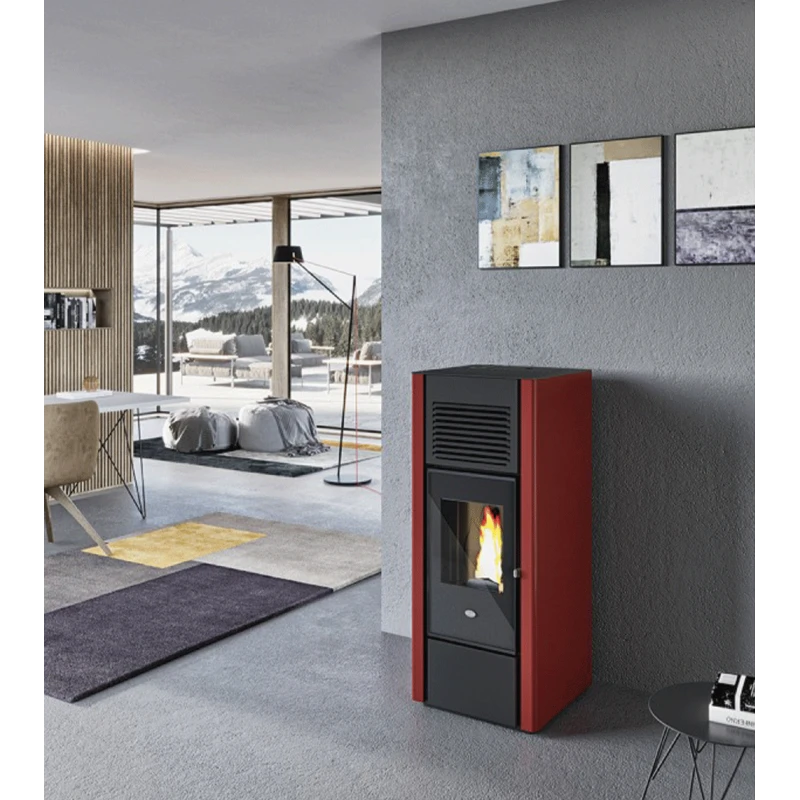 GIUSY 14 kw - Double canalisation indépendante - EVA CALOR GIUSY 14 Kw - Double Canalisation Indépendante - EVA CALOR -Magasin De Cheminées poele granule evacalor giusy 14