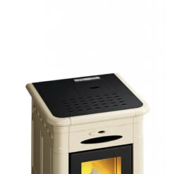 ALINA 9,5 Kw - Poêle à Granulés En Faïence EVA CALOR -Magasin De Cheminées poele granules eva calor alina 9 3