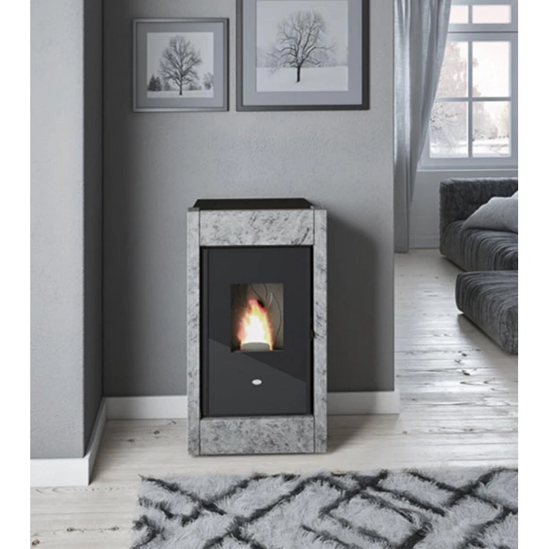 BARBARA 11,5 Kw - Poêle à granulés EVA CALOR BARBARA 11,5 Kw - Poêle à Granulés EVA CALOR -Magasin De Cheminées poele granules eva calor barbara 11