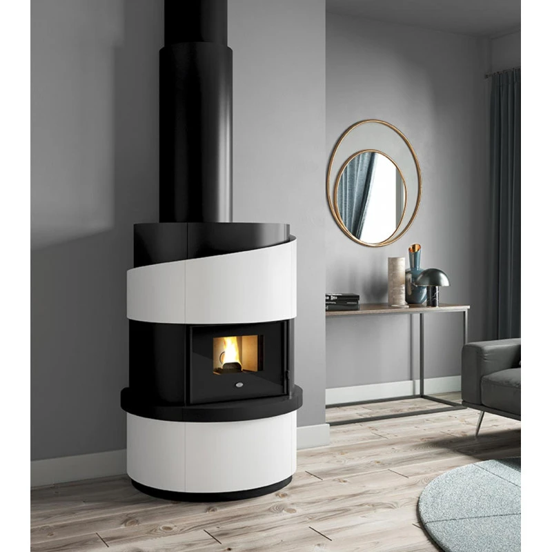DANTE 7,5 Kw - Poêle à granulés EVA CALOR DANTE 7,5 Kw - Poêle à Granulés EVA CALOR -Magasin De Cheminées poele granules eva calor dante