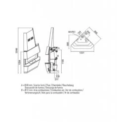 GIOTTO 12 Kw - Poêle à Granulés EVA CALOR -Magasin De Cheminées poele granules eva calor giotto 12 2