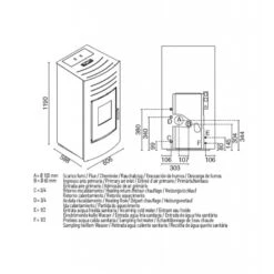HYDRO 20 Kw Hydraulique - Poêle à Granulés EVA CALOR -Magasin De Cheminées poele granules eva calor hydro 20 5