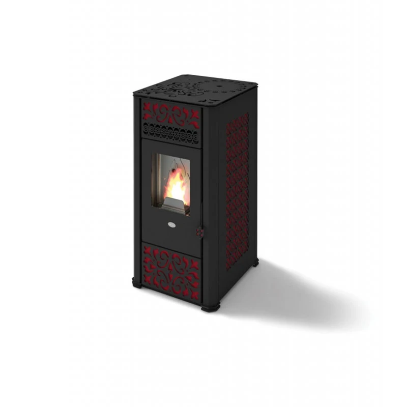 LUCILLA 9,5 Kw - Poêle à granulés EVA CALOR LUCILLA 9,5 Kw - Poêle à Granulés EVA CALOR -Magasin De Cheminées poele granules eva calor lucilla 9 3